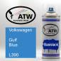 Preview: Volkswagen, Gulf Blue, L390: 400ml Sprühdose, von ATW Autoteile West.